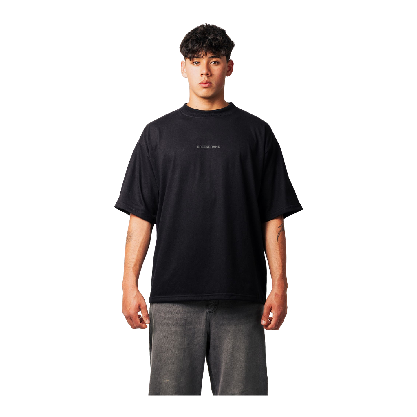 POLERA OVERSIZE NEGRA 