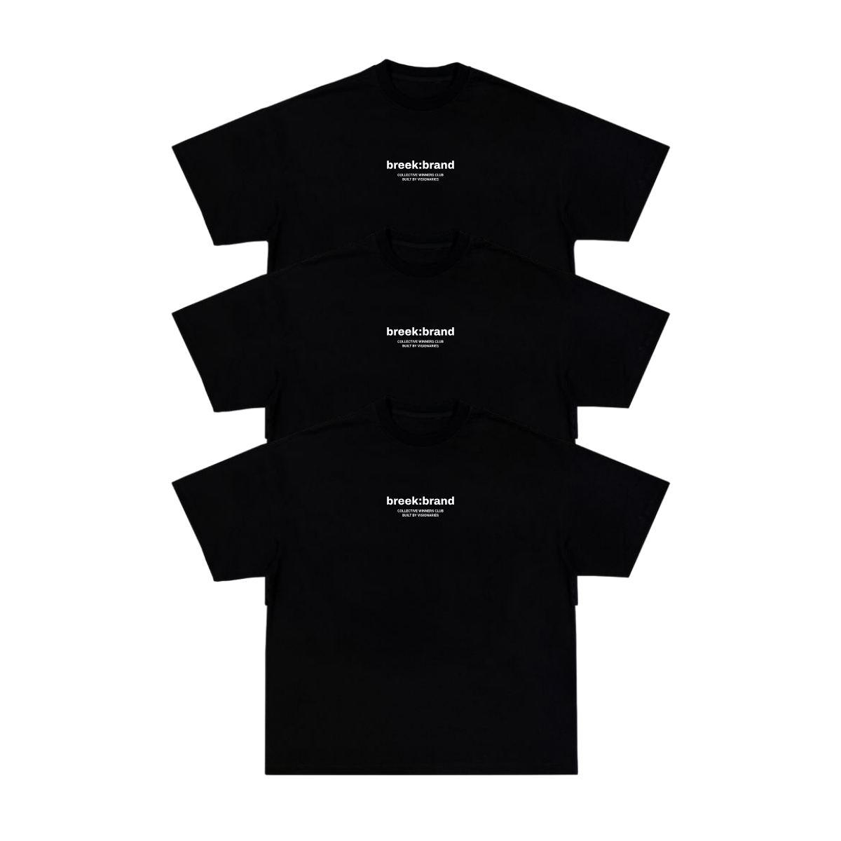 Polera Pack X3 "Minimal Essentials" BREEKBRAND