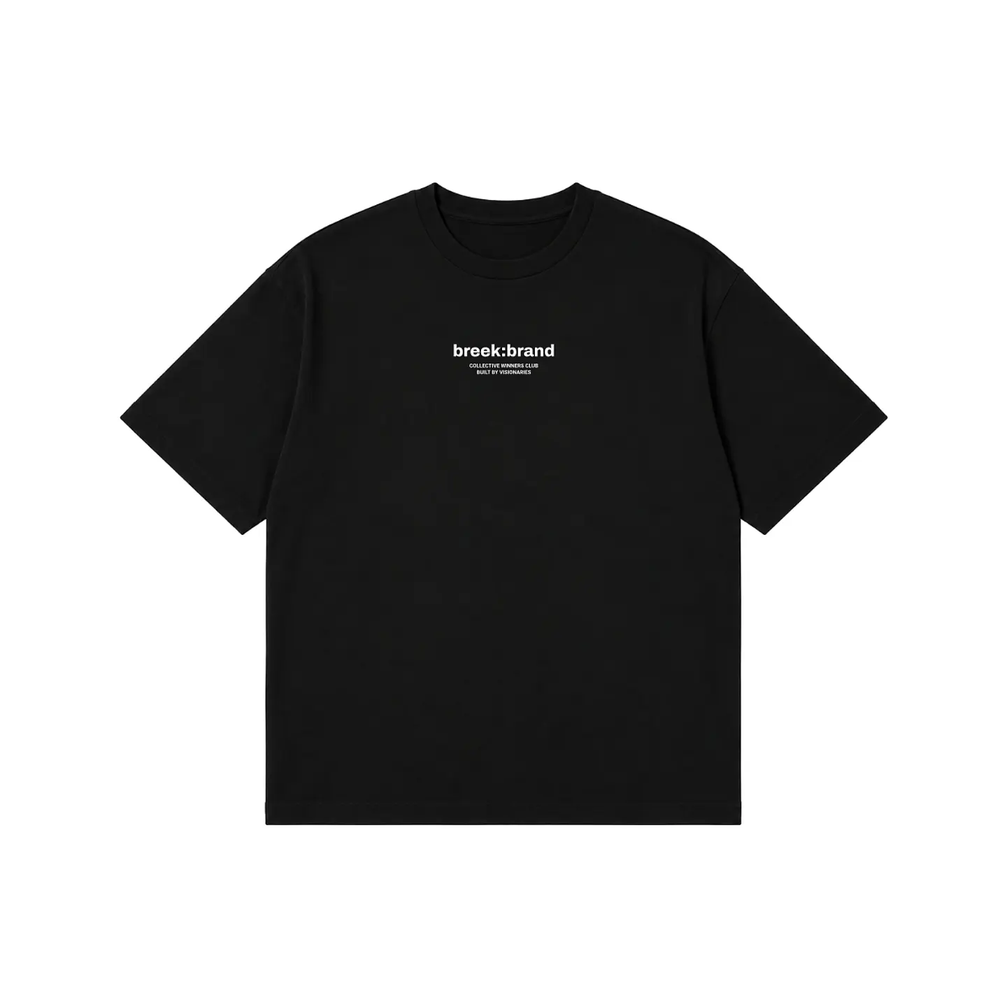 Polera Regular Fit “breek:brand” — Essential Black 1