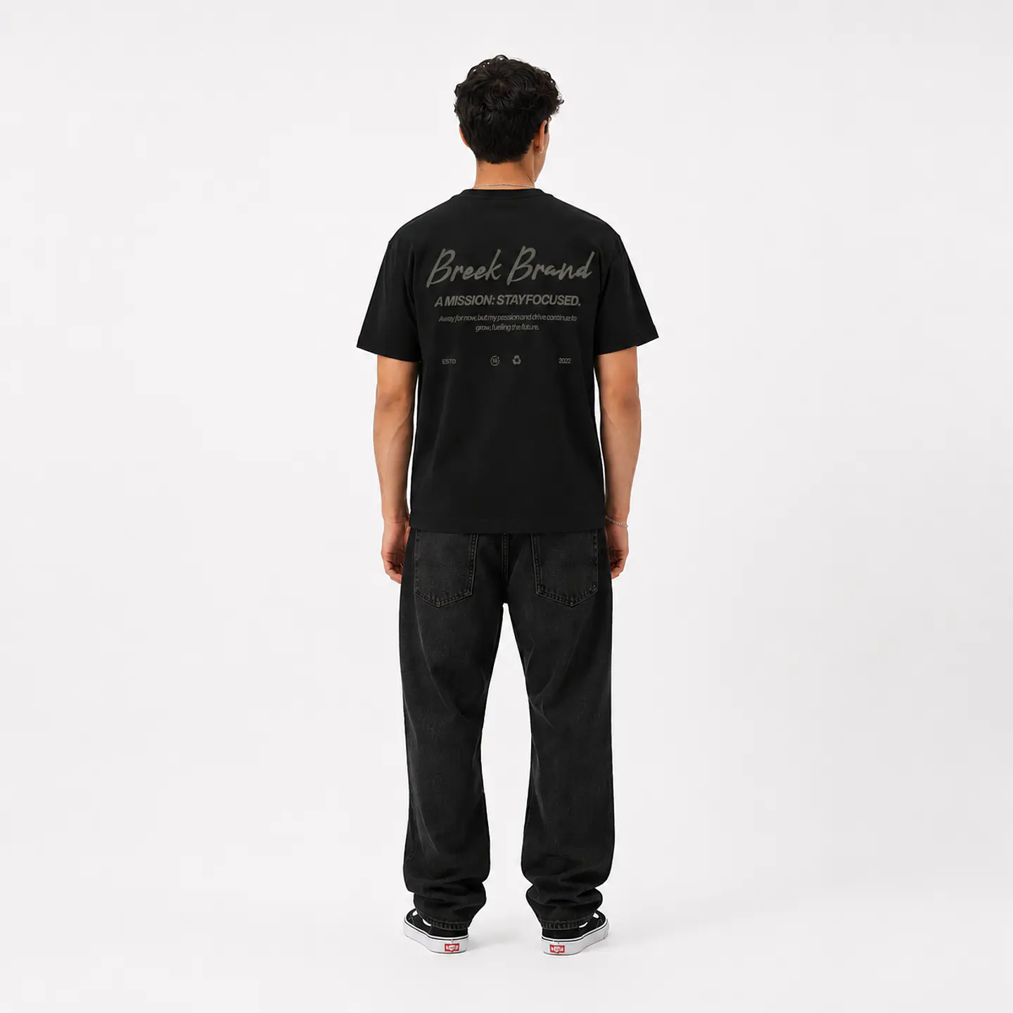 Polera Regular Fit “Breek Brand” — Signature Minimal Tee 4