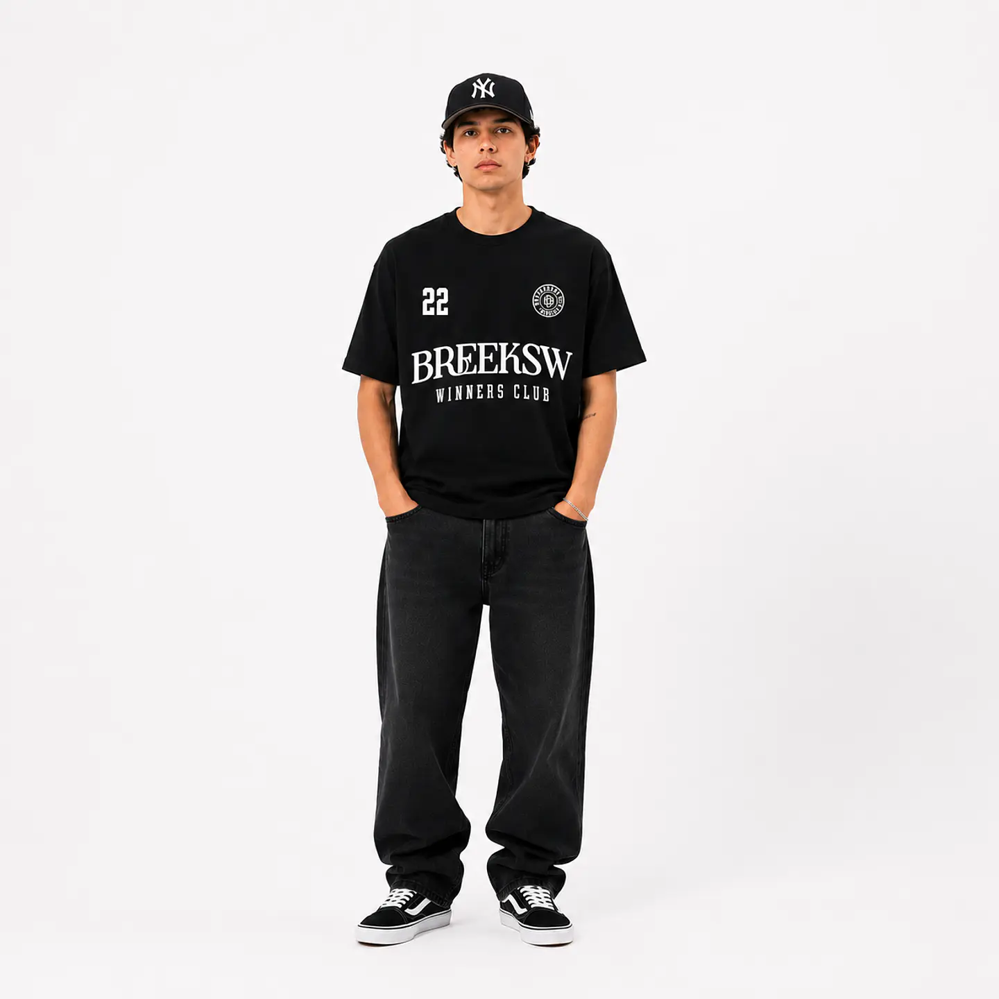 Polera Regular Fit “BREEKSW Winners Club” — Black Edition 2