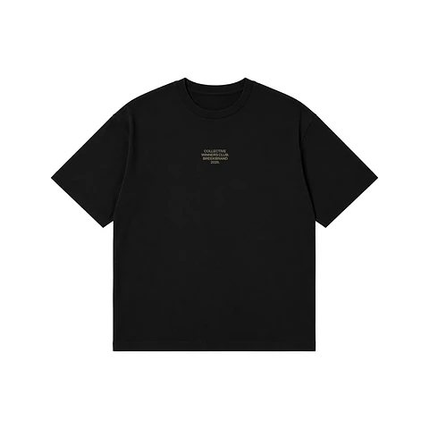 Polera Regular Fit “Run Free” — Black Edition