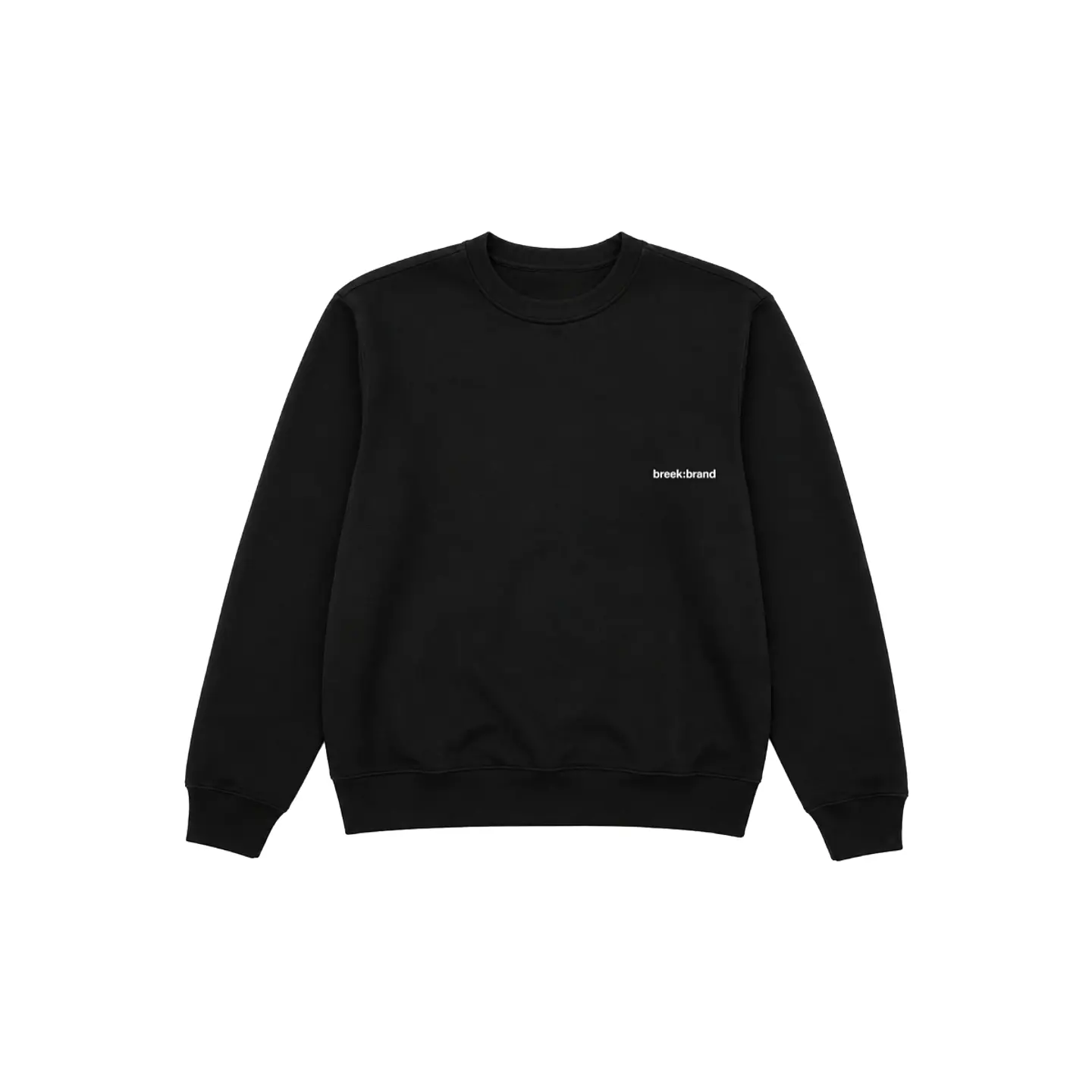 Polerón Cuello Redondo Minimal Black  1