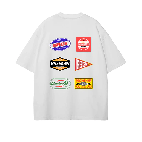 Polera Oversize BREEKSW RACING PATCHES 