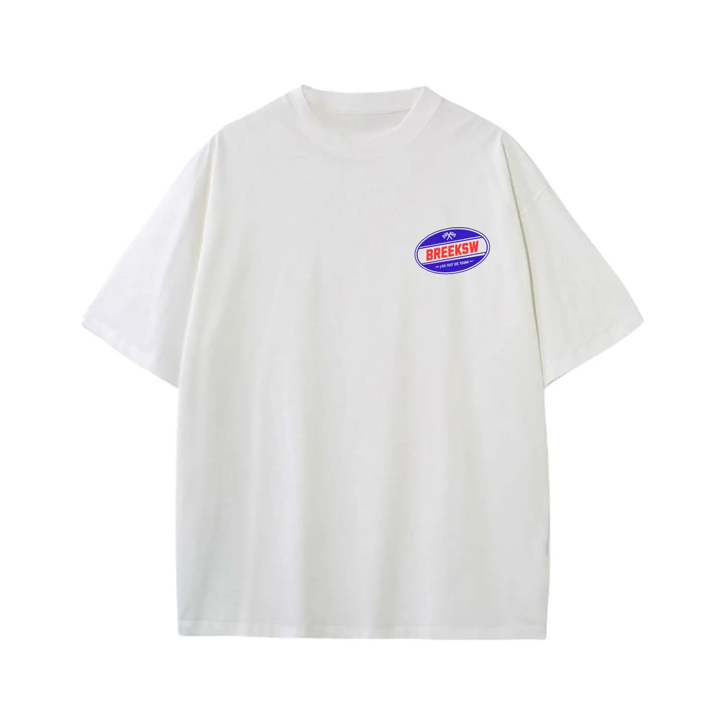 Polera Oversize BREEKSW RACING PATCHES  2