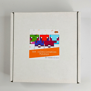 Colección Mini Mosaicos Pokémon - 64 piezas - sticker o imanes