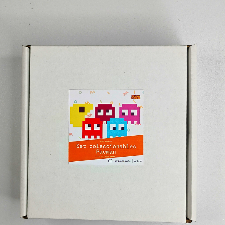 Colección Mini Mosaicos Pac-man - 49 piezas - sticker o imanes 1