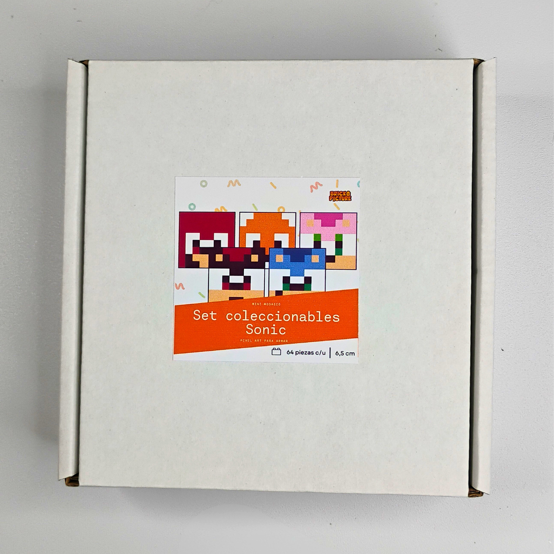 Colección Mini Mosaicos Sonic - 64 piezas - sticker o imanes 1