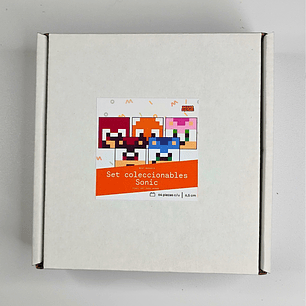 Colección Mini Mosaicos Sonic - 64 piezas - sticker o imanes