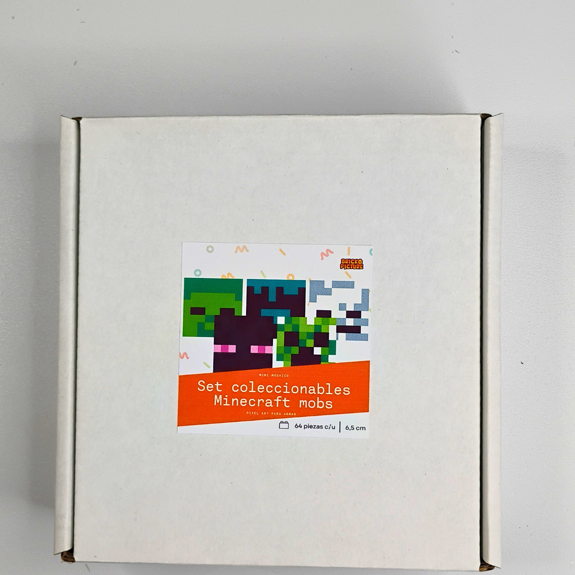 Colección Mini Mosaicos Minecraft Enemigos - 64 piezas - sticker o imanes 1