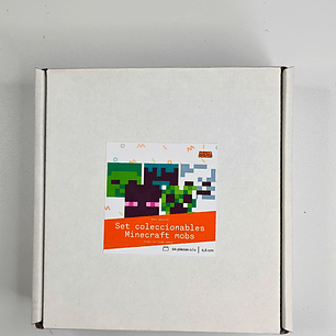Colección Mini Mosaicos Minecraft Enemigos - 64 piezas - sticker o imanes