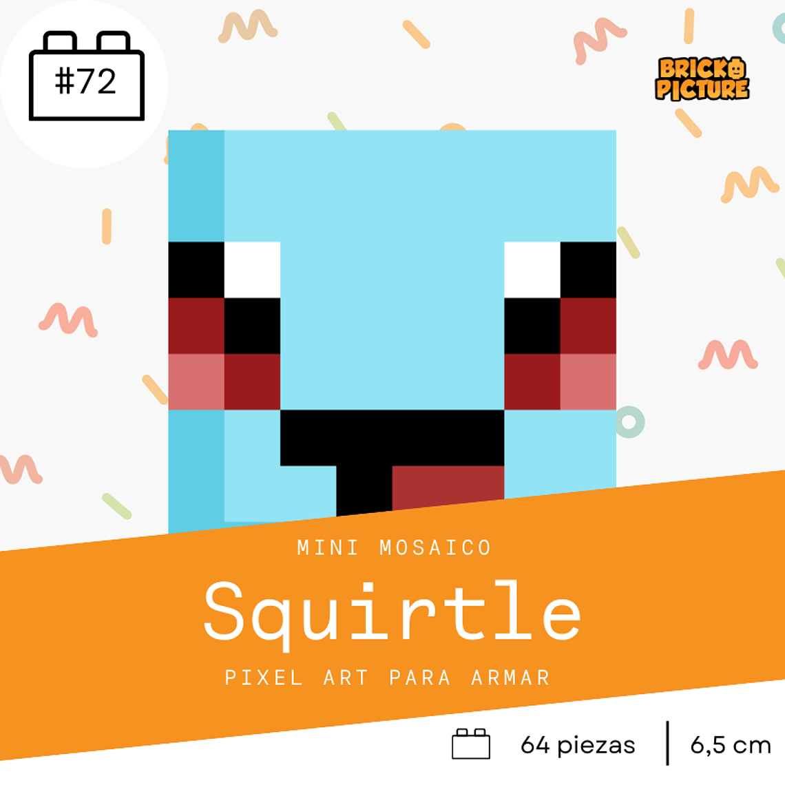 Colección Mini Mosaicos Pokémon - 64 piezas - sticker o imanes 8