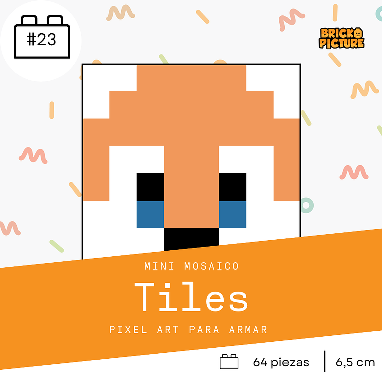 Colección Mini Mosaicos Sonic - 64 piezas - sticker o imanes 6