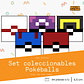 Colección Mini Mosaicos Pokéballs - 64 piezas - sticker o imanes - Miniatura 11