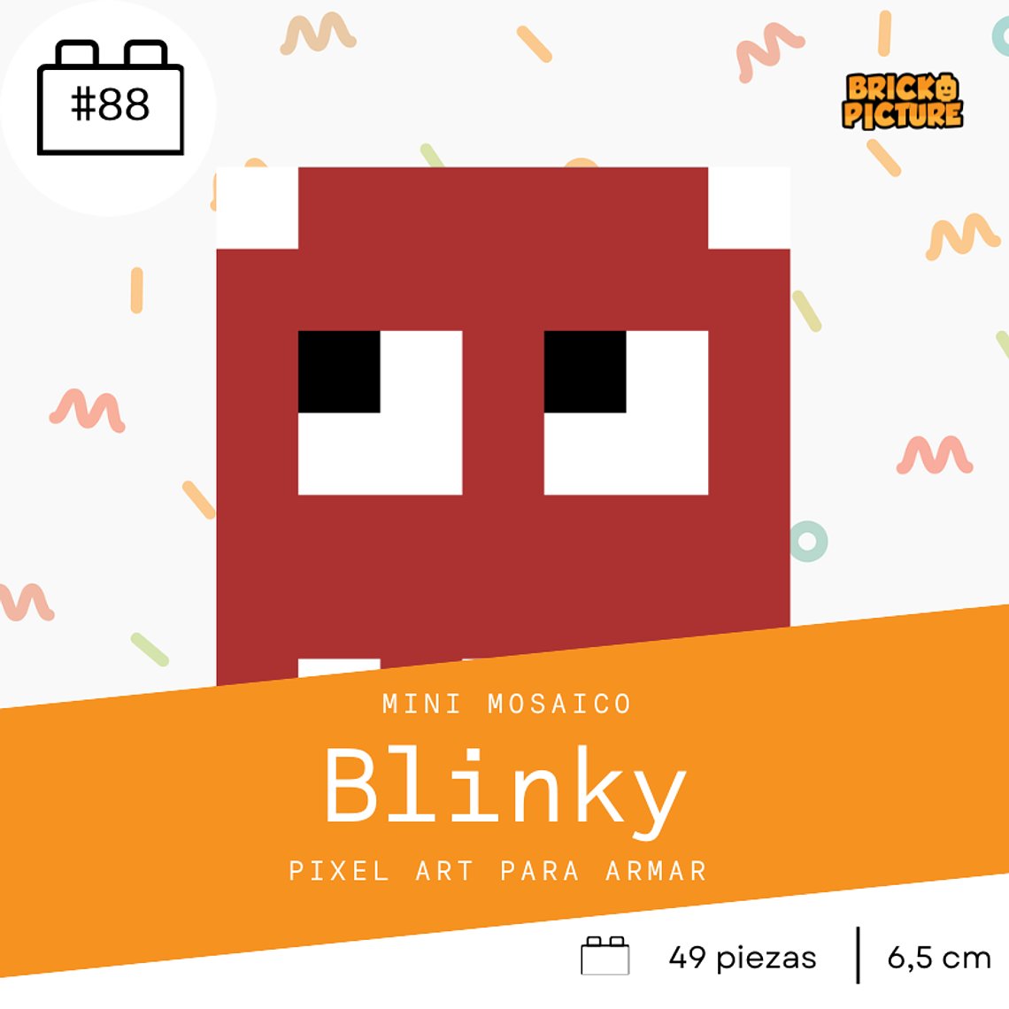 Colección Mini Mosaicos Pac-man - 49 piezas - sticker o imanes 9