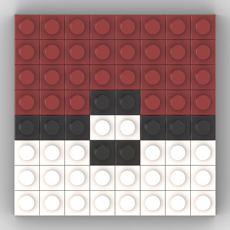 Colección Mini Mosaicos Pokéballs - 64 piezas - sticker o imanes 12