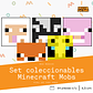 Colección Mini Mosaicos Minecraft Mobs - 64 piezas - sticker o imanes - Miniatura 4