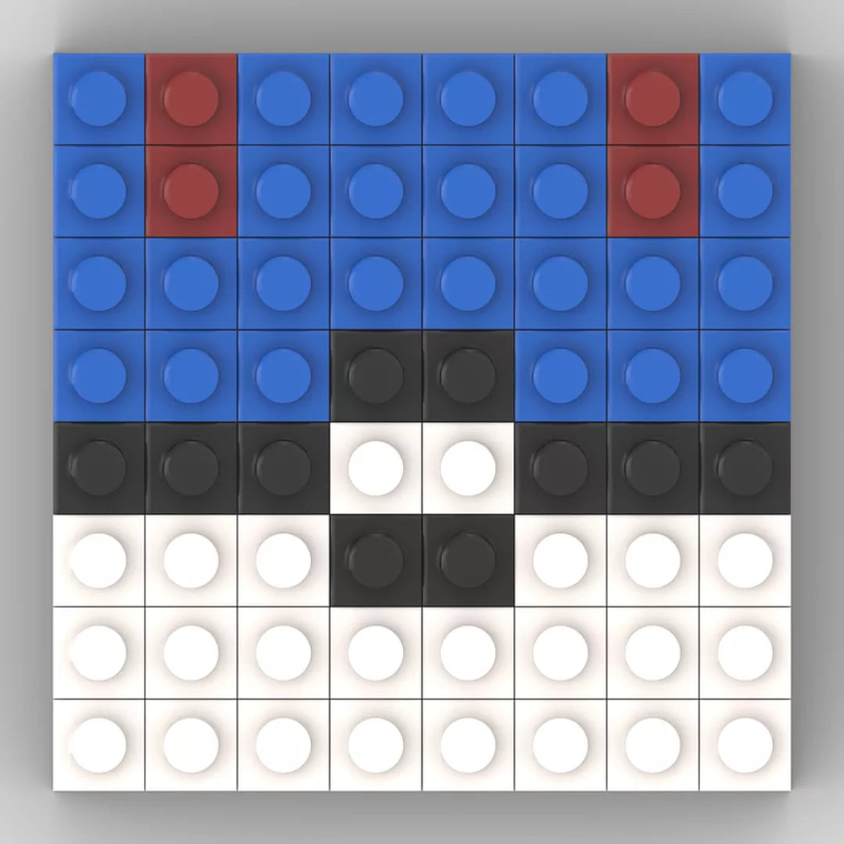 Colección Mini Mosaicos Pokéballs - 64 piezas - sticker o imanes 13