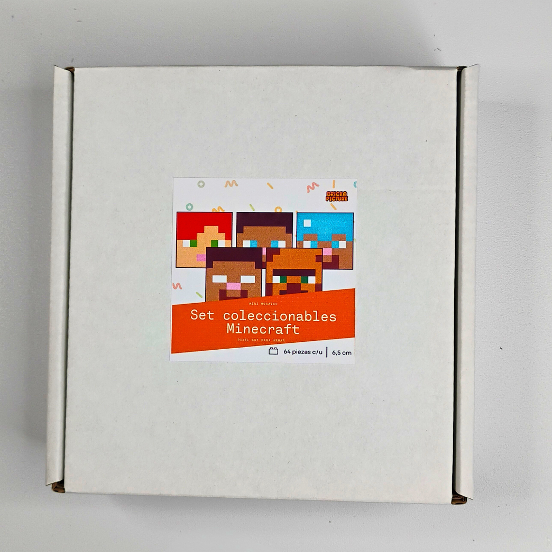 Colección Mini Mosaicos Minecraft - 64 piezas - sticker o imanes 1