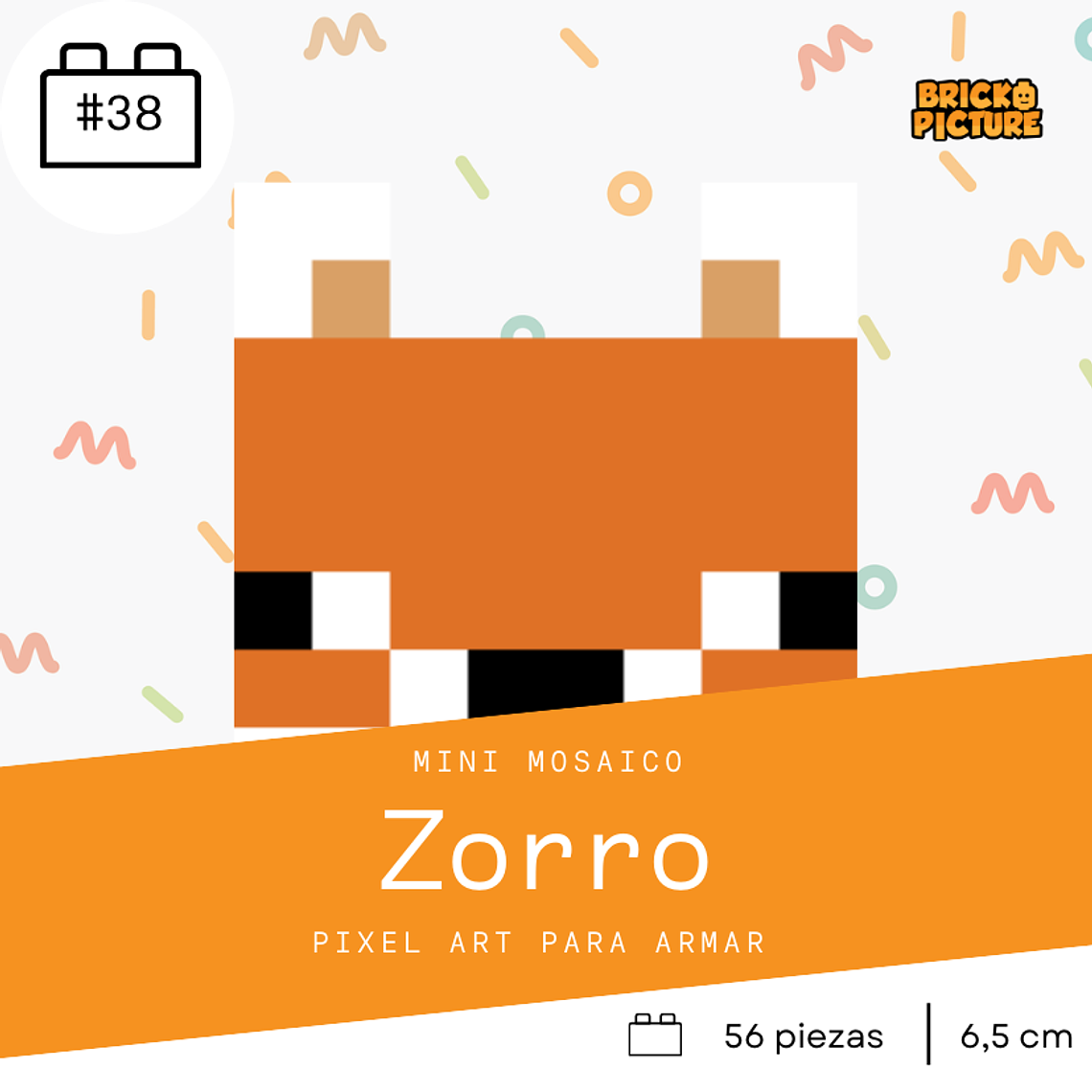 Colección Mini Mosaicos Minecraft Mobs - 64 piezas - sticker o imanes 5