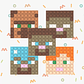 Colección Mini Mosaicos Minecraft - 64 piezas - sticker o imanes - Miniatura 2