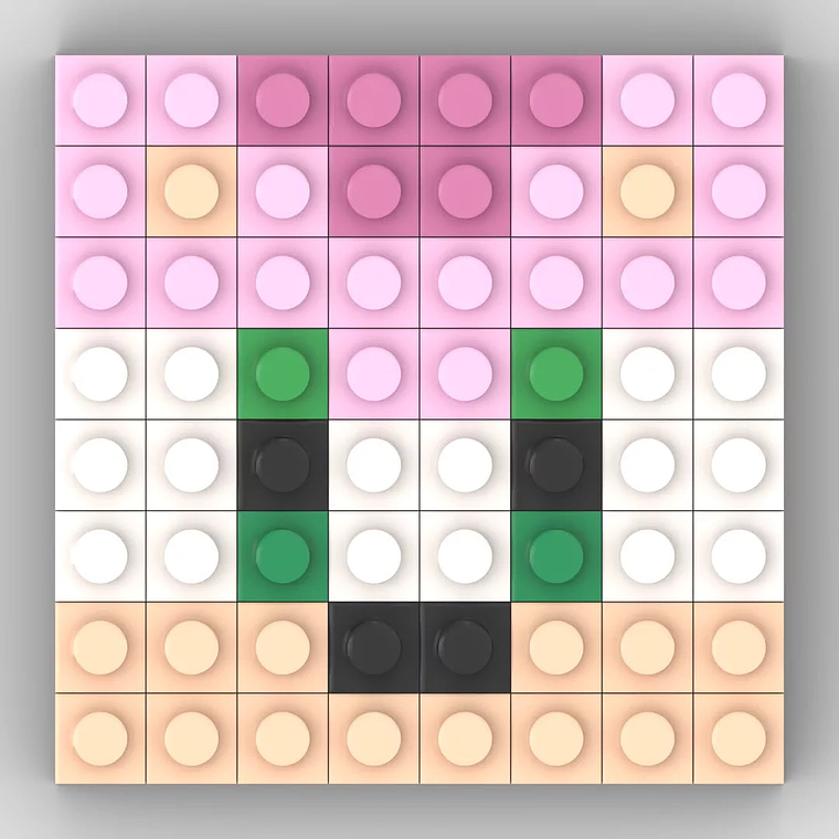 Colección Mini Mosaicos Sonic - 64 piezas - sticker o imanes 12