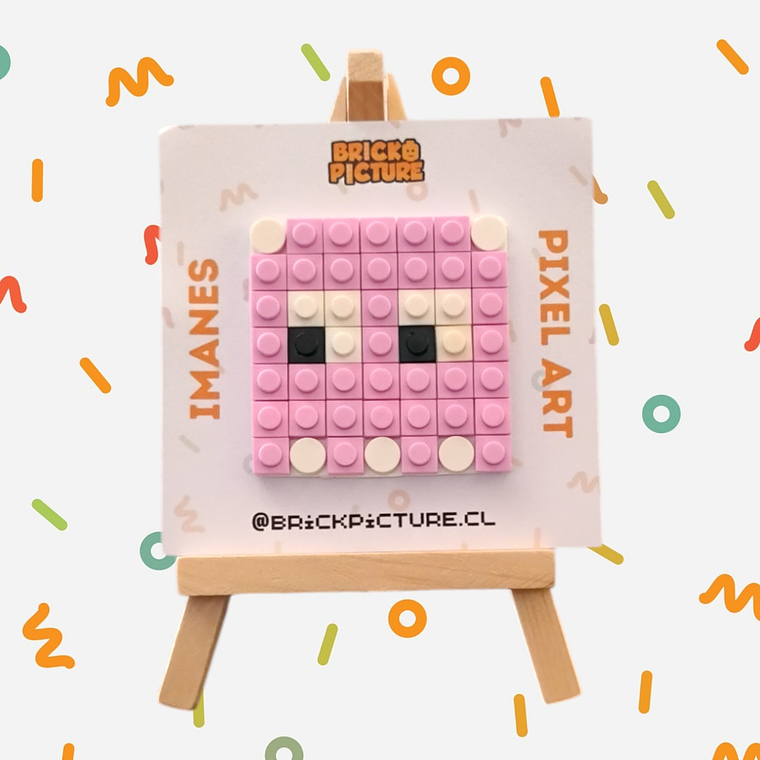 Colección Mini Mosaicos Pac-man - 49 piezas - sticker o imanes 12