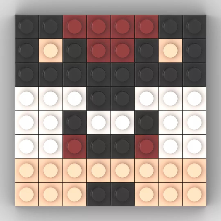 Colección Mini Mosaicos Sonic - 64 piezas - sticker o imanes 14