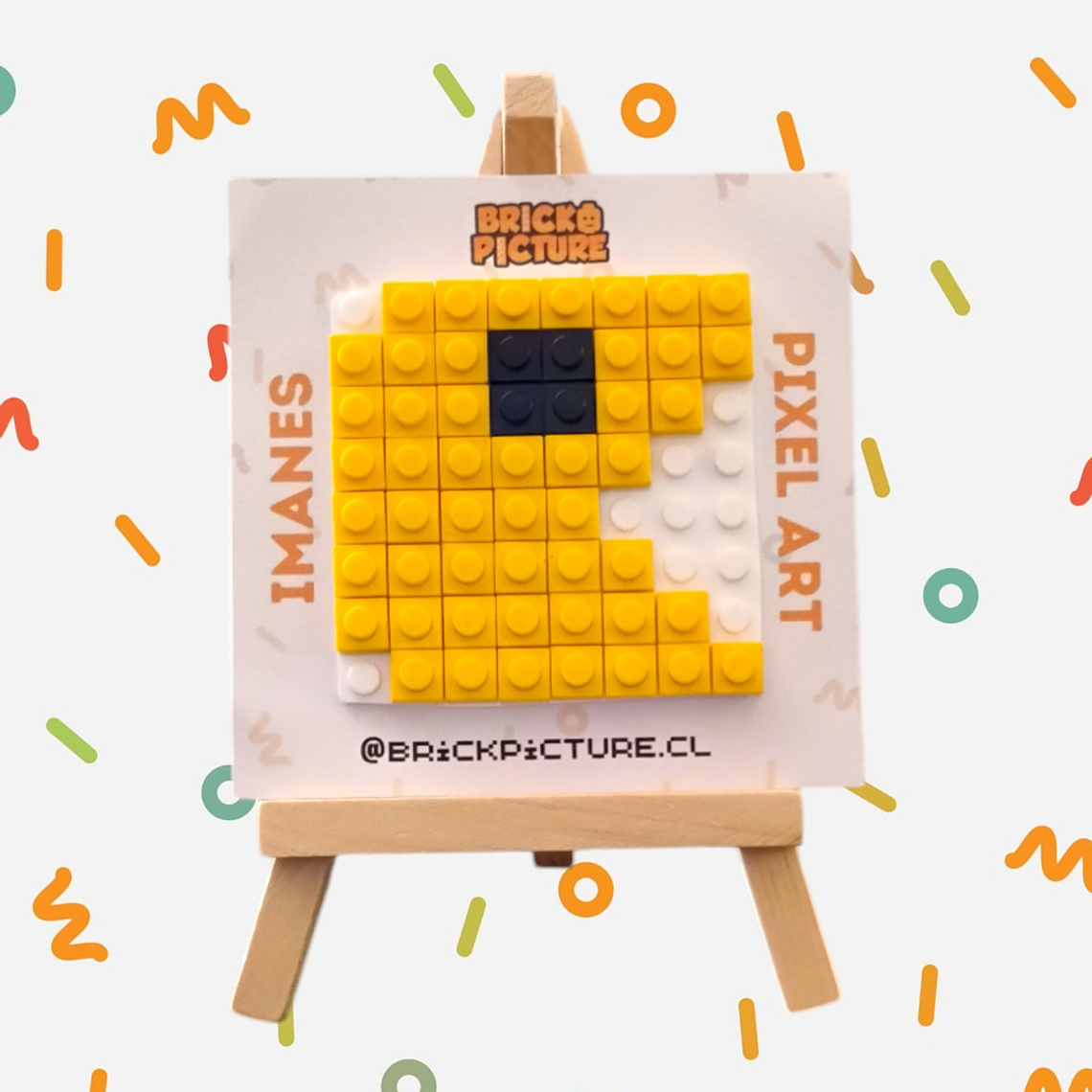 Colección Mini Mosaicos Pac-man - 49 piezas - sticker o imanes 13