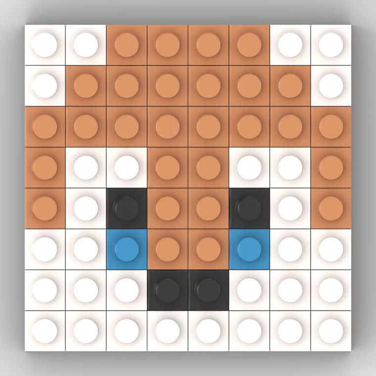 Colección Mini Mosaicos Sonic - 64 piezas - sticker o imanes 15