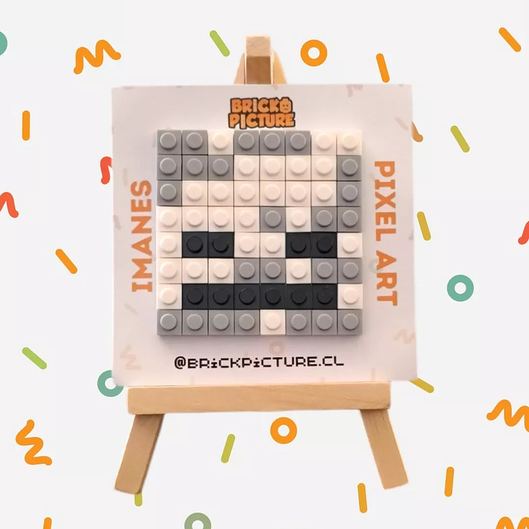 Colección Mini Mosaicos Minecraft Enemigos - 64 piezas - sticker o imanes 13