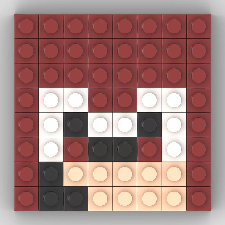 Colección Mini Mosaicos Sonic - 64 piezas - sticker o imanes 16