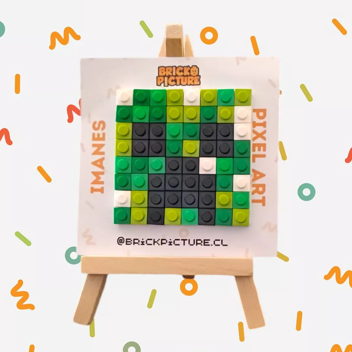 Colección Mini Mosaicos Minecraft Enemigos - 64 piezas - sticker o imanes 14