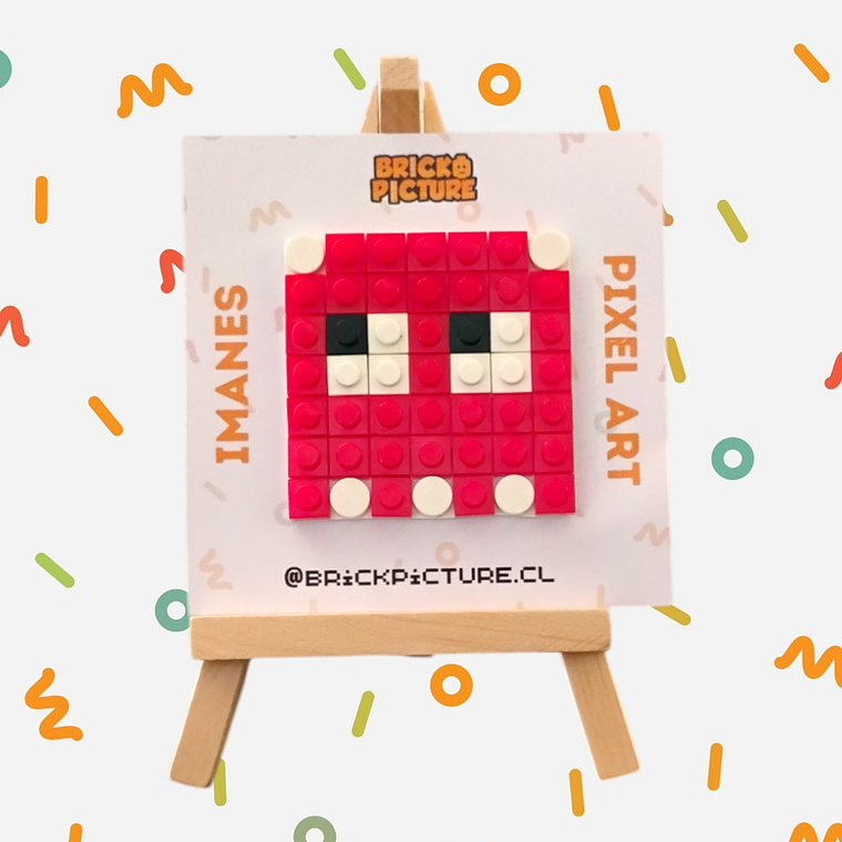 Colección Mini Mosaicos Pac-man - 49 piezas - sticker o imanes 14