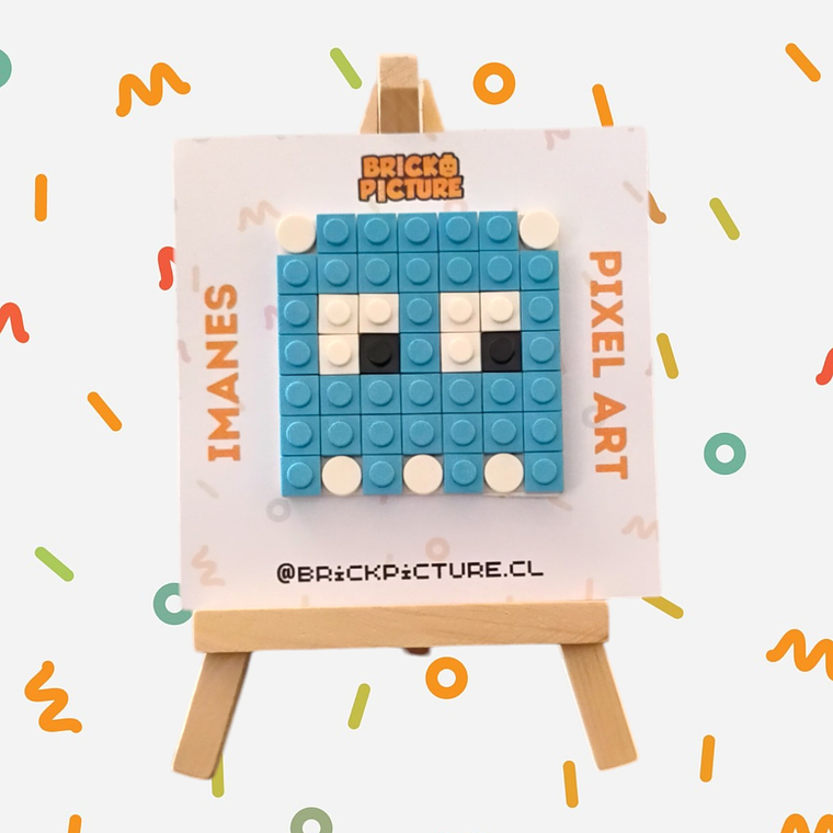 Colección Mini Mosaicos Pac-man - 49 piezas - sticker o imanes 15