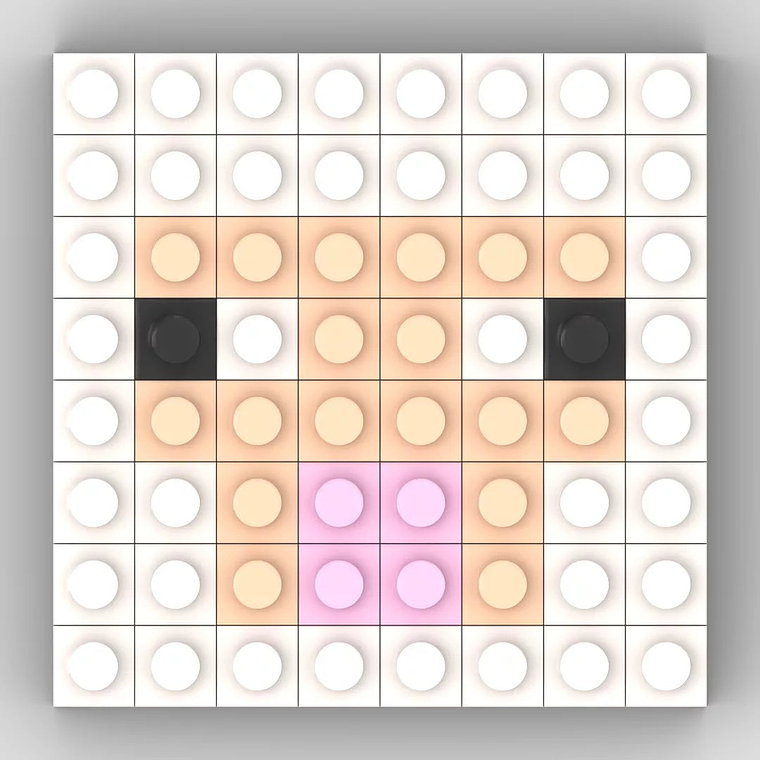 Colección Mini Mosaicos Minecraft Mobs - 64 piezas - sticker o imanes 14