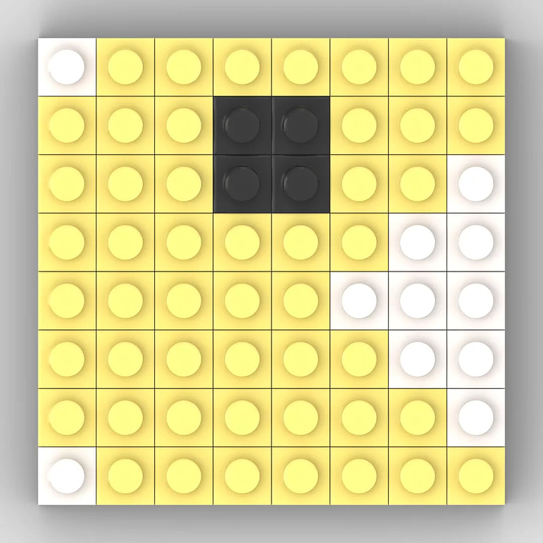 Colección Mini Mosaicos Pac-man - 49 piezas - sticker o imanes 17