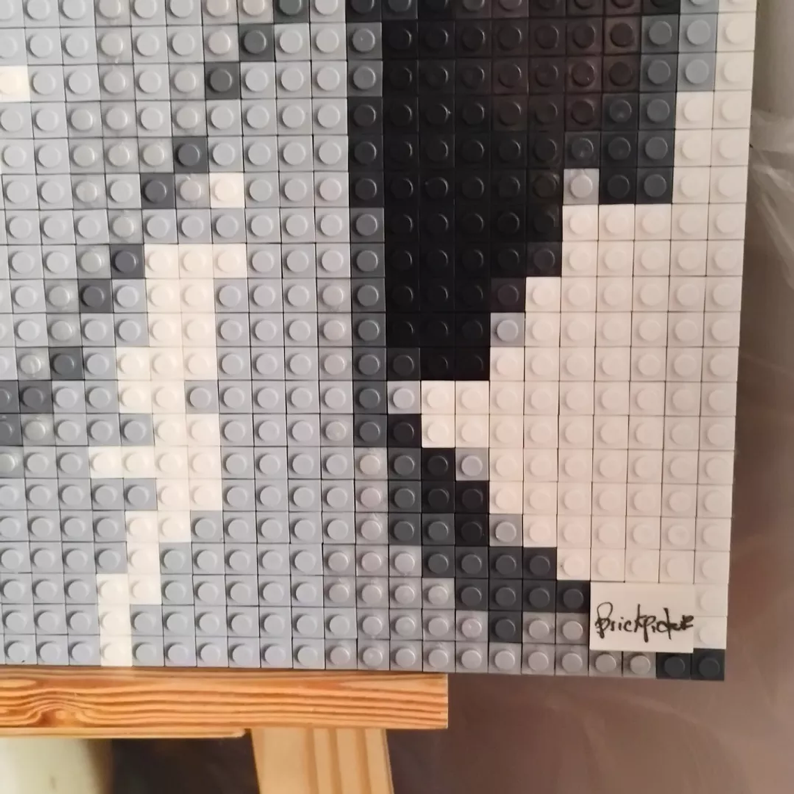 Retrato Pixel Art de David Bowie – 6800 Piezas | Arte Pop 51x76 cm 3