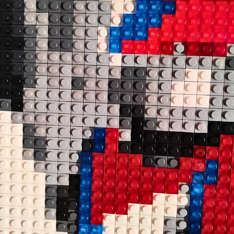 Retrato Pixel Art de David Bowie – 6800 Piezas | Arte Pop 51x76 cm 5