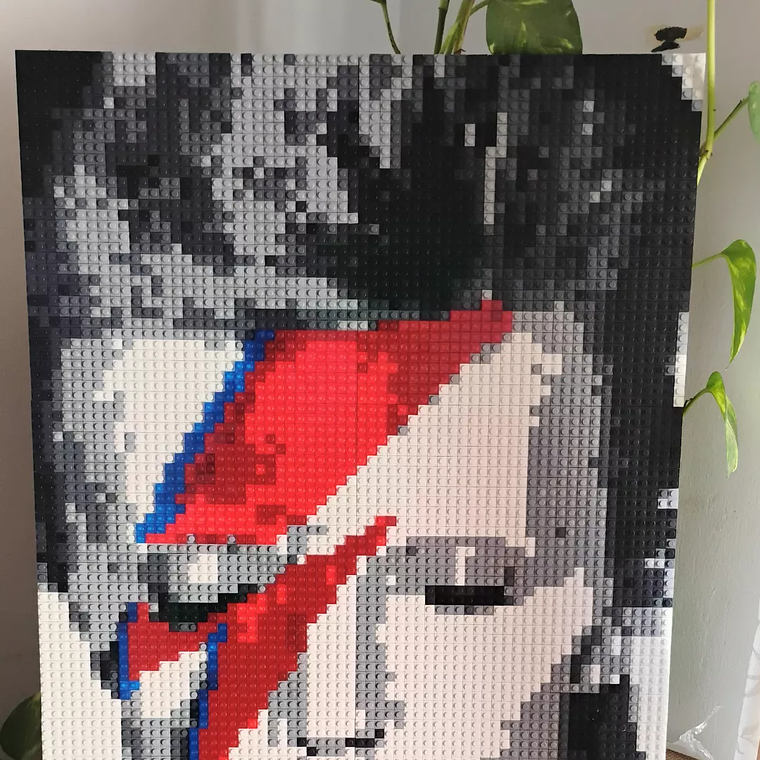 Retrato Pixel Art de David Bowie – 6800 Piezas | Arte Pop 51x76 cm 8