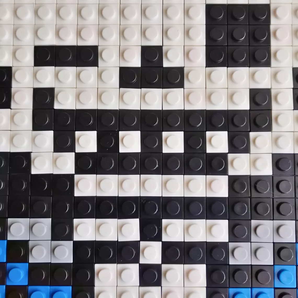 Diseño pixel art Sans Undertale 475 piezas ARMADO 4