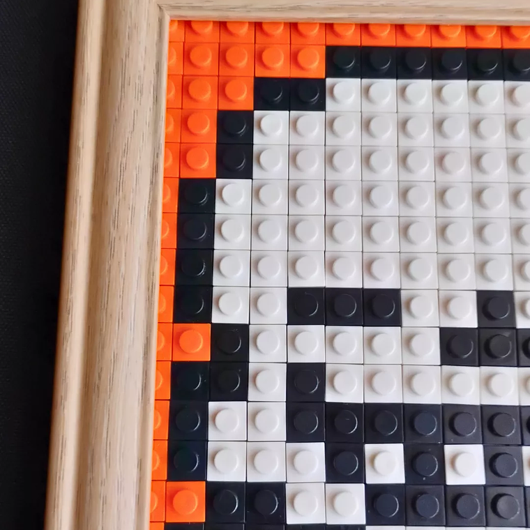 Diseño pixel art Sans Undertale 475 piezas ARMADO 5