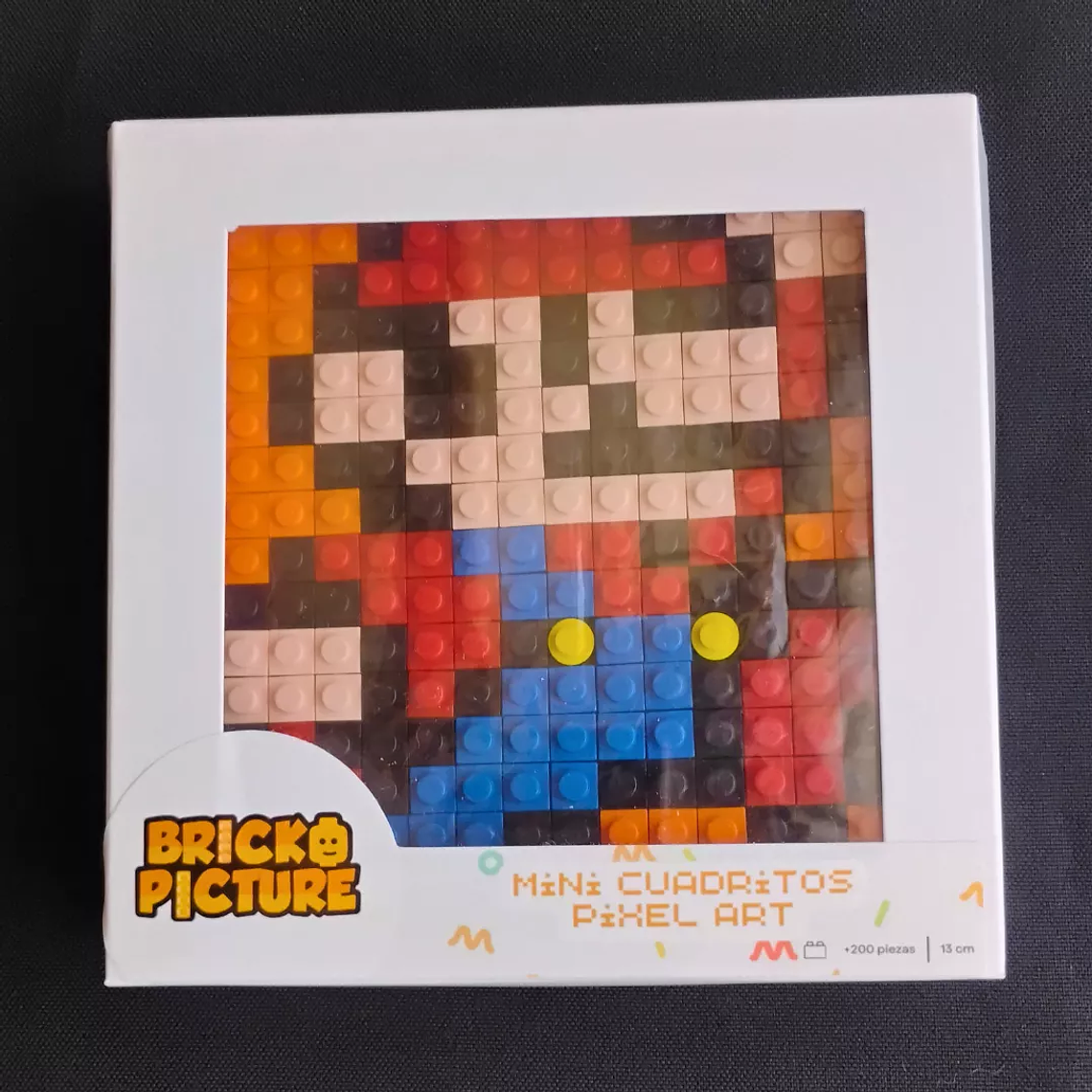 Mini cuadros de Mario Bros en pixel art Para Armar - 13cm 256 piezas 1