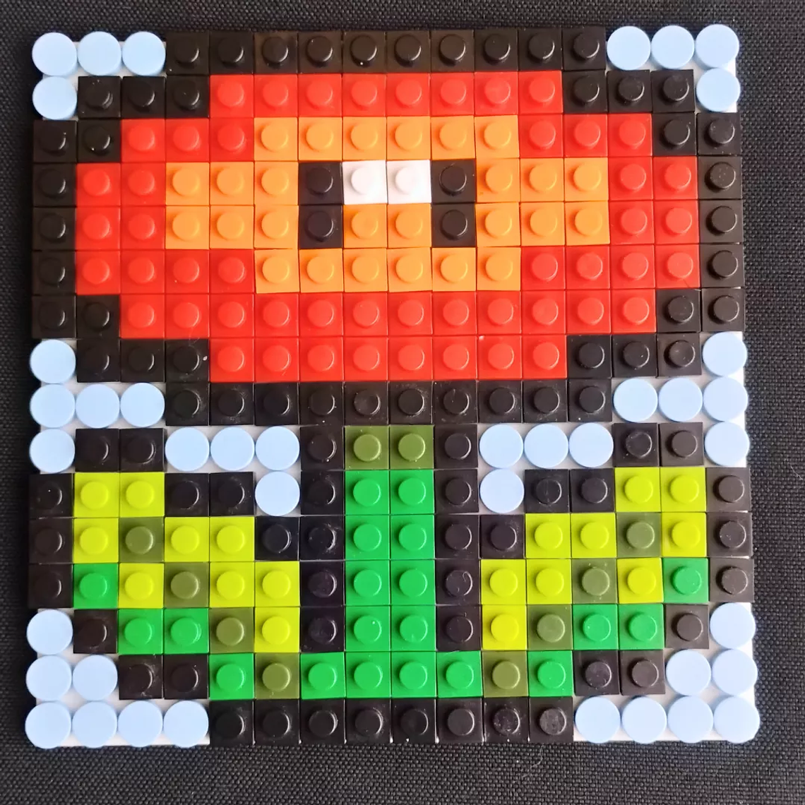 Mini cuadros de Mario Bros en pixel art Para Armar - 13cm 256 piezas 3