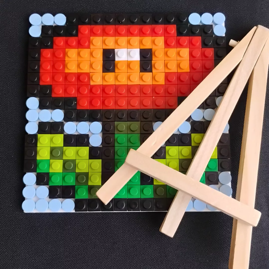 Mini cuadros de Mario Bros en pixel art Para Armar - 13cm 256 piezas 5