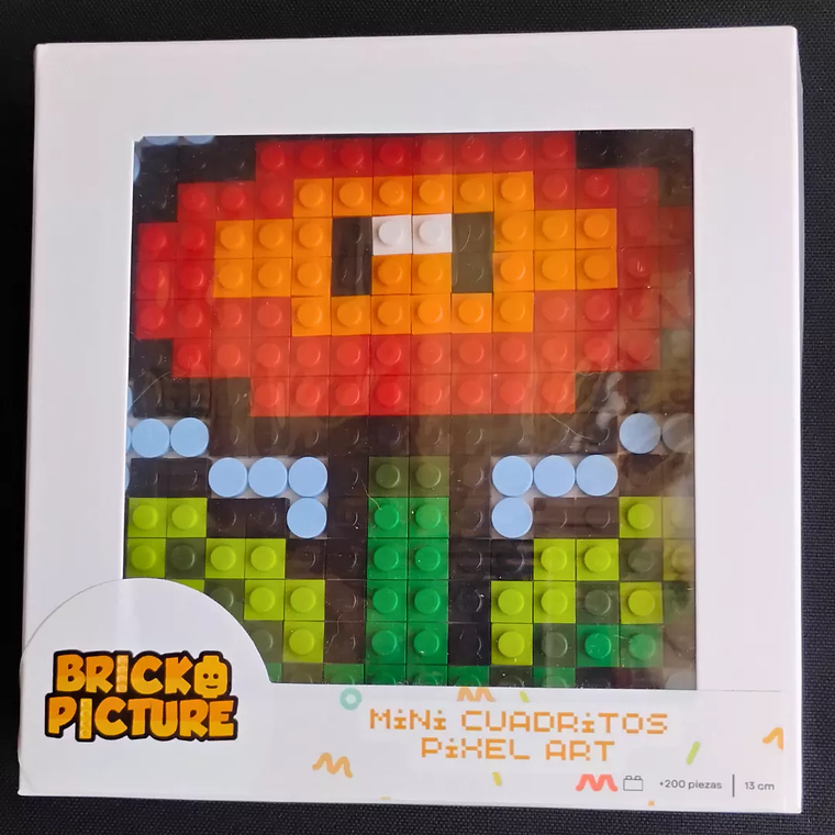 Mini cuadros de Mario Bros en pixel art Para Armar - 13cm 256 piezas 7