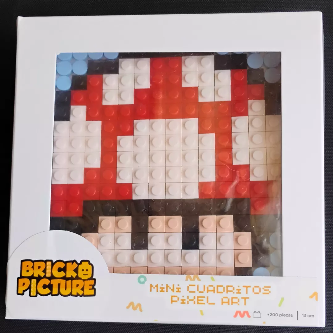 Mini cuadros de Mario Bros en pixel art Para Armar - 13cm 256 piezas 9
