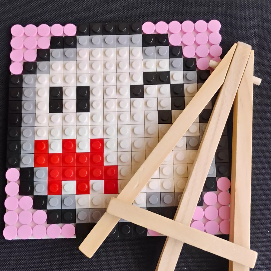 Mini cuadros de Mario Bros en pixel art Para Armar - 13cm 256 piezas 10