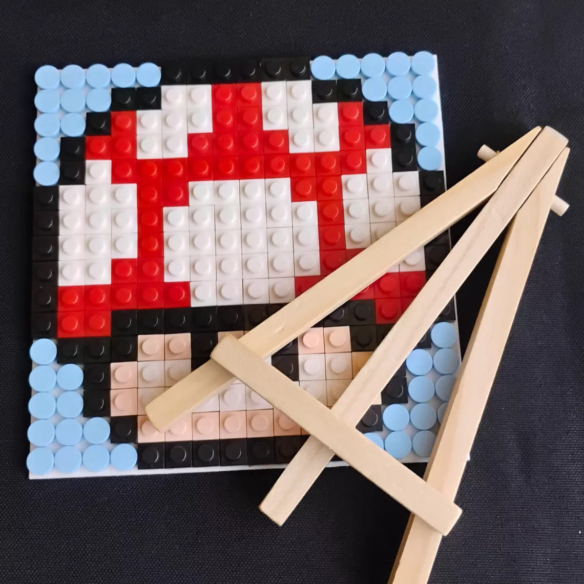 Mini cuadros de Mario Bros en pixel art Para Armar - 13cm 256 piezas 11