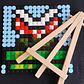 Mini cuadros de Mario Bros en pixel art Para Armar - 13cm 256 piezas - Miniatura 14